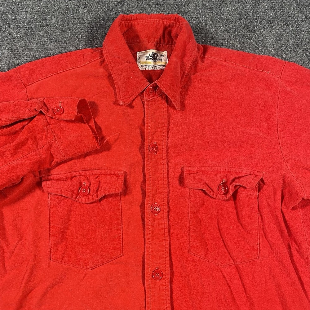 Vintage 90s Black Sheep Clothing Hunting Shirt Mens M Long Sleeve Made in Japan